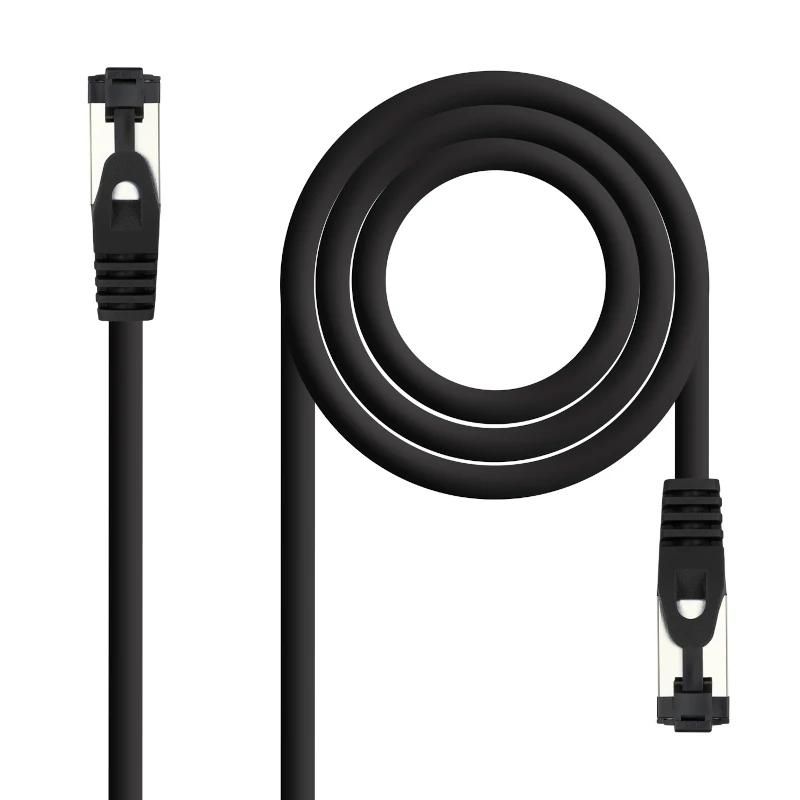 Câble, connecteur ou outil réseau NANOCABLE Cable red Cat. 8.1 2GHZ SSTP noir 1m