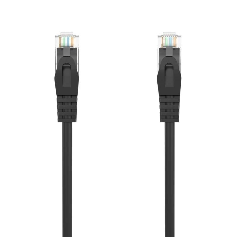 Aisens Latiguillo RJ45 LSZH CAT.6A UTP negro 25cm