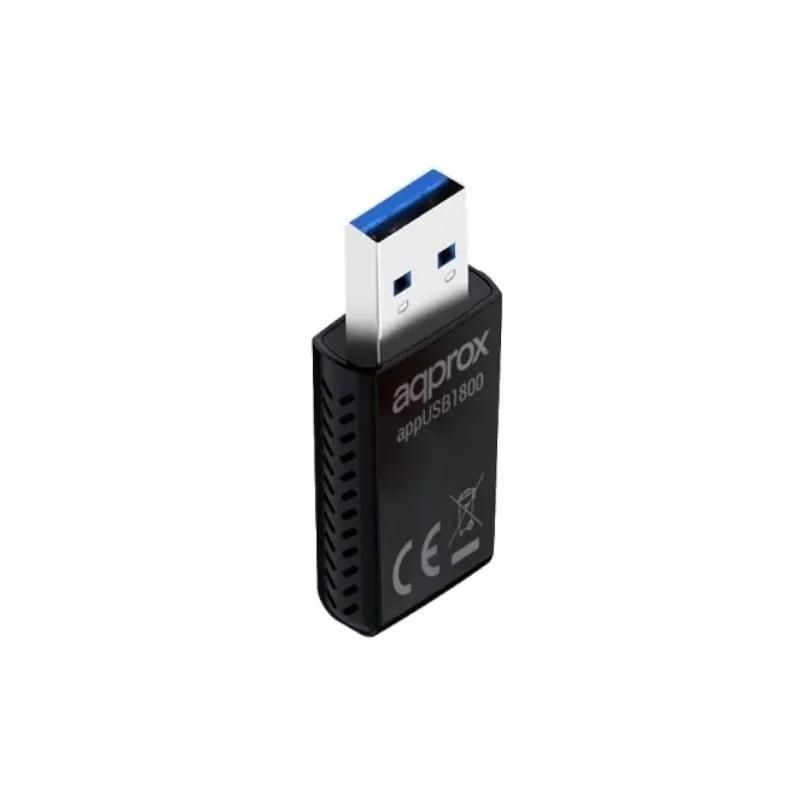 Accessori de xarxa sense fil approx! - WIFI 6 1800MBPS USB ADAPTER