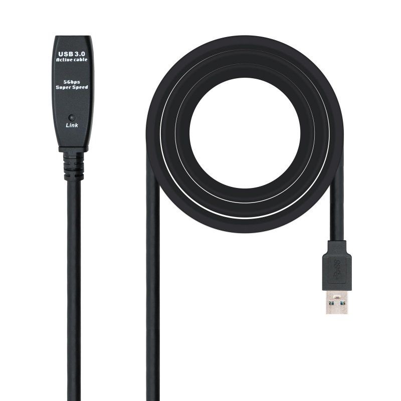 Câble ou accessoire NANOCABLE Cable USB 3.0 Prolong. Amplificador 5 m