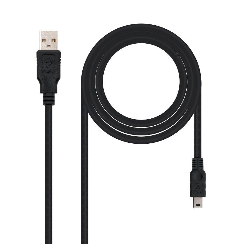 Câble ou accessoire NANOCABLE Cable USB 2.0 Tipo A/M-Mini USB 5PIN/M1M