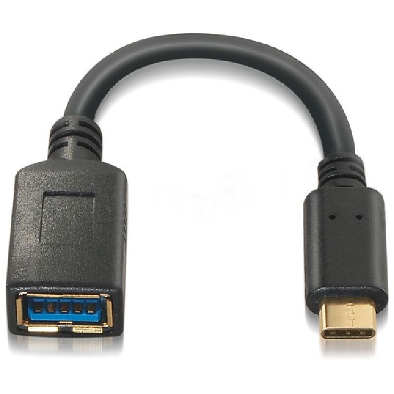 Cable o accesorio NANOCABLE Cable USB 3.1 Gen1 3A, USB-C/M-A/F, 15cm