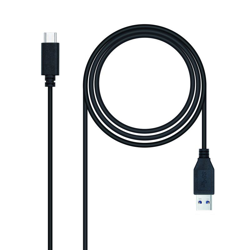 Cable o accesorio NANOCABLE Cable USB 3.1 Gen2 USB-C/M-A/M 1,5 M