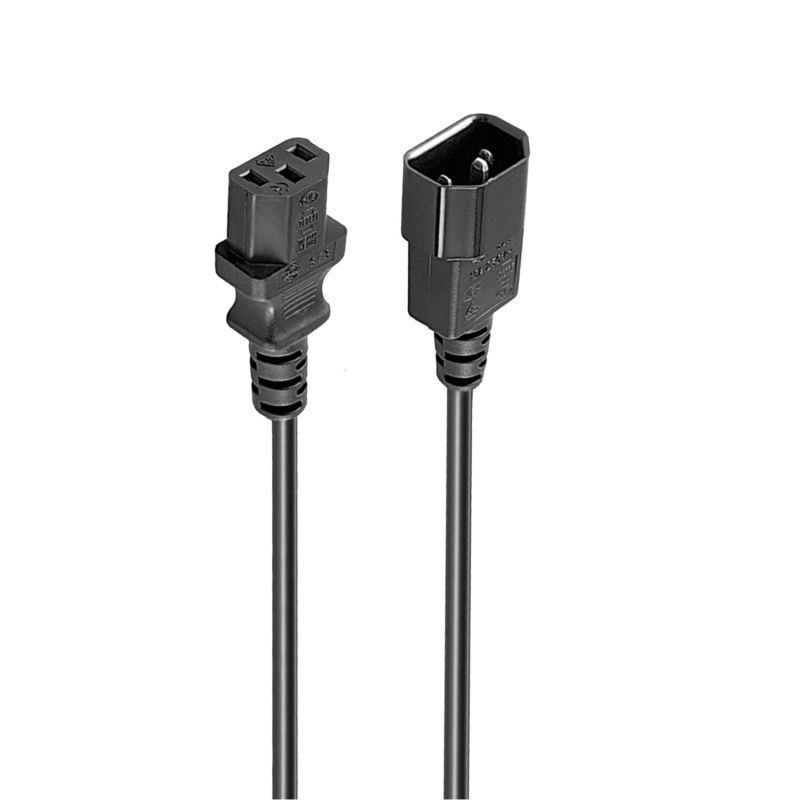 Cable o accesorio Ewent Cable alimentación VDE C14-C13, M/F, 1.80 m