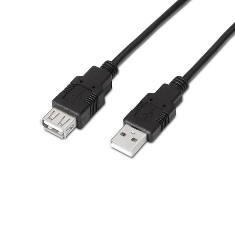 Câble ou accessoire Aisens Cable USB 2.0 Tipo A/M-A/H noir 1.8m