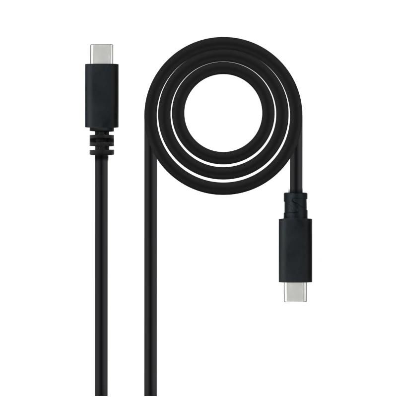 Cable o accesorio NANOCABLE Cable USB2.0 3A USB-C/M-USB-C/M 1.5 M