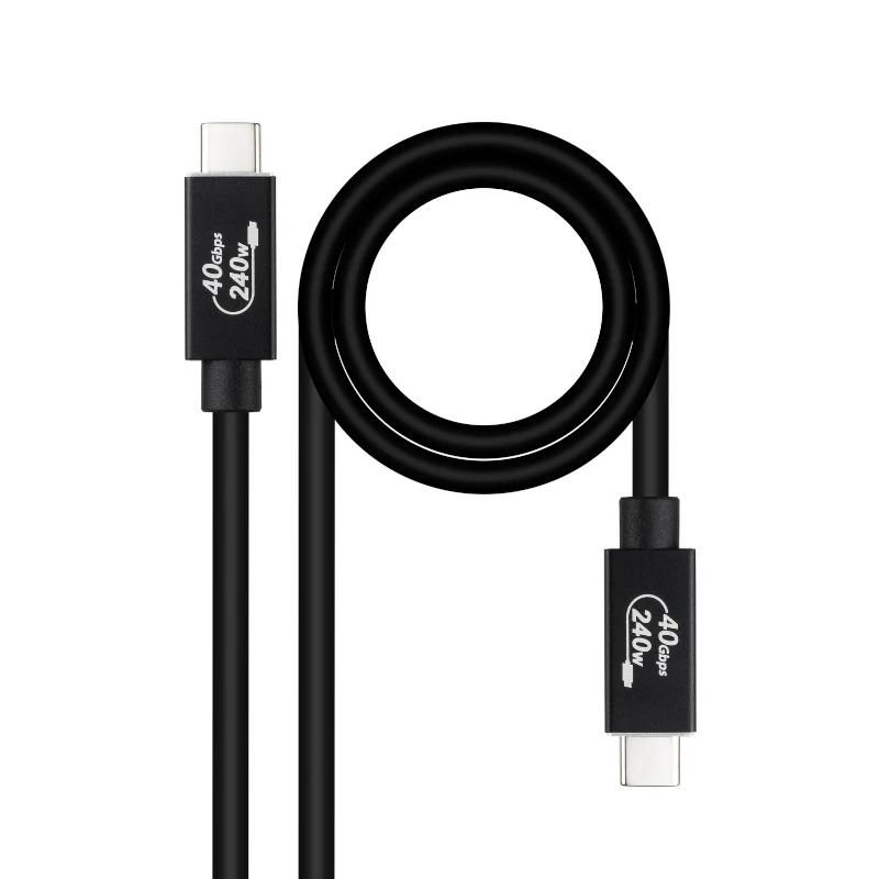 Câble ou accessoire NANOCABLE Cable USB4 Gen3x2 40Gbps 240W USB-C 1.8M