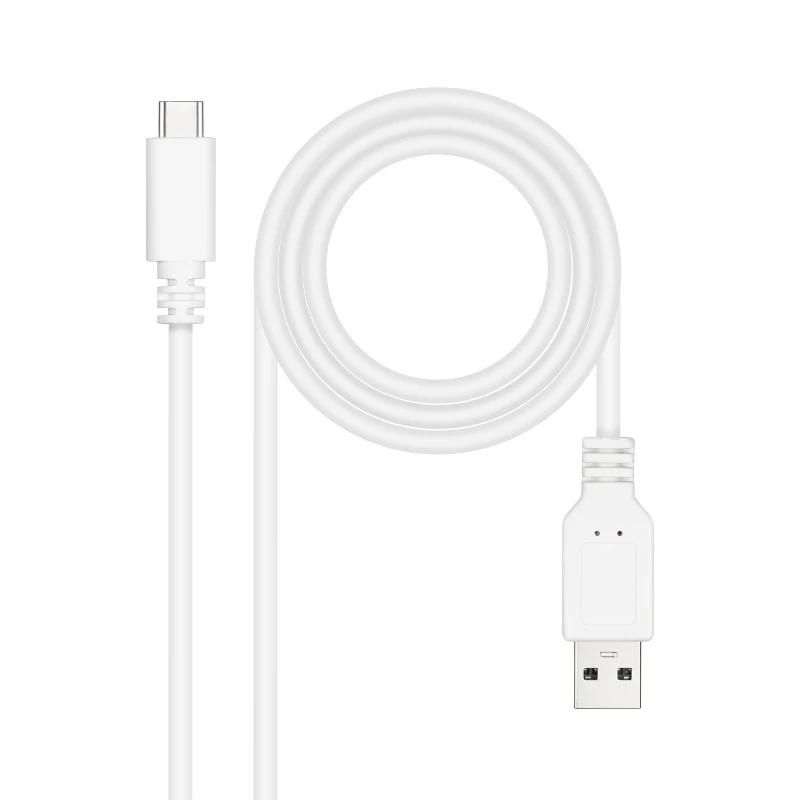 Cable o accesorio NANOCABLE Cable USB 2.0 3A USB-C-M/M 0.5M Blanco