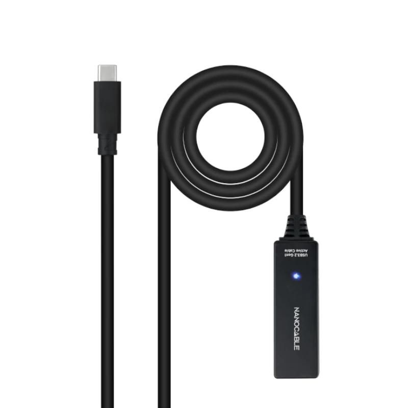 Cable o accesorio NANOCABLE Cable USB 3.2 amplif. C/M-C/H 5m