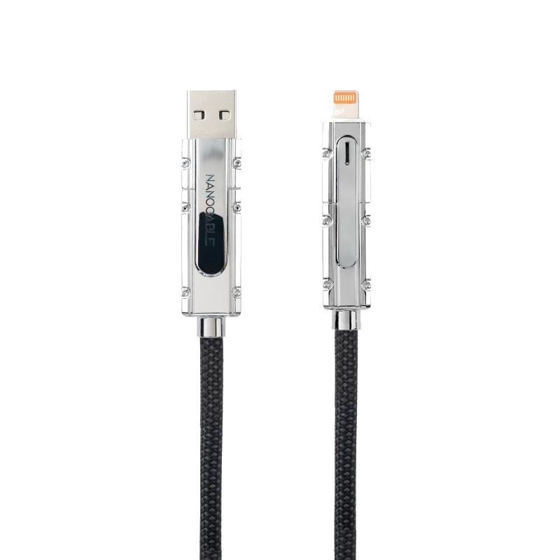 Câble ou accessoire NANOCABLE Cable USB-C+USB-A/M LIGHTNING+USB-C/M 2M