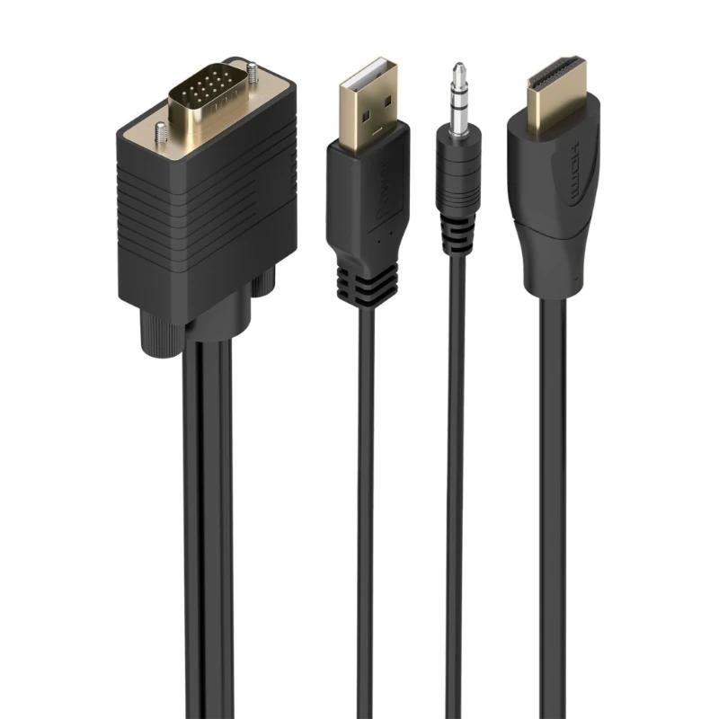 Cable o accesorio Aisens Cable Conversor SVGA y Audio a HDMI 1m