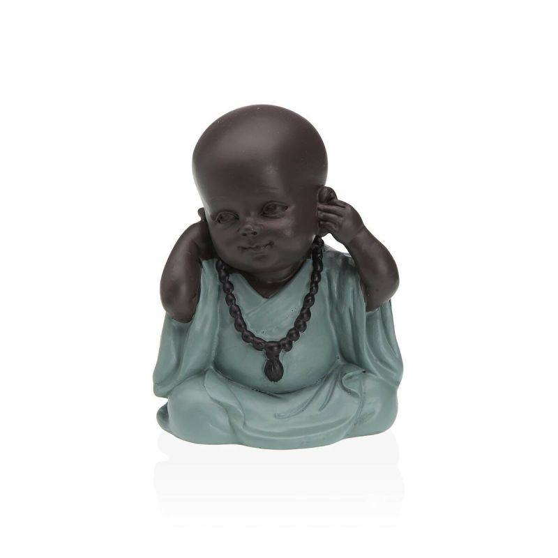 Figurine Décorative Versa Buda 6,5 x 10 x 8,5 cm