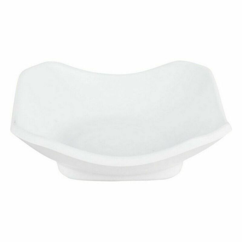 Ensemble de Dégustation Viejo Valle Troya Blanc Mélamine Carré 11 x 11 x 3,5 cm (24 Unités)