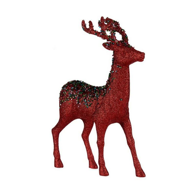 renne de noël Krist+ Bleu Rouge Fuchsia Renne 15 x 45 x 30 cm