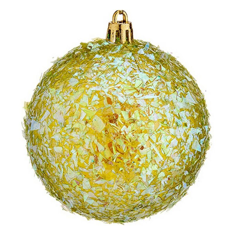 Boules de Noël Krist+ Vert Plastique Ø 8 cm 6 Unités