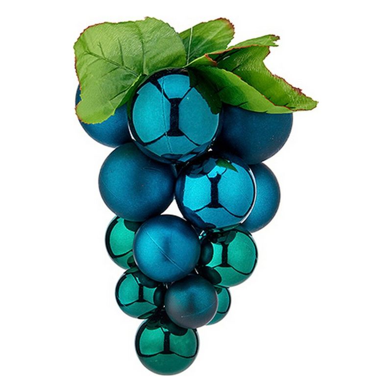 Boule de Noël Krist+ 01862 Bleu Plastique Raisins