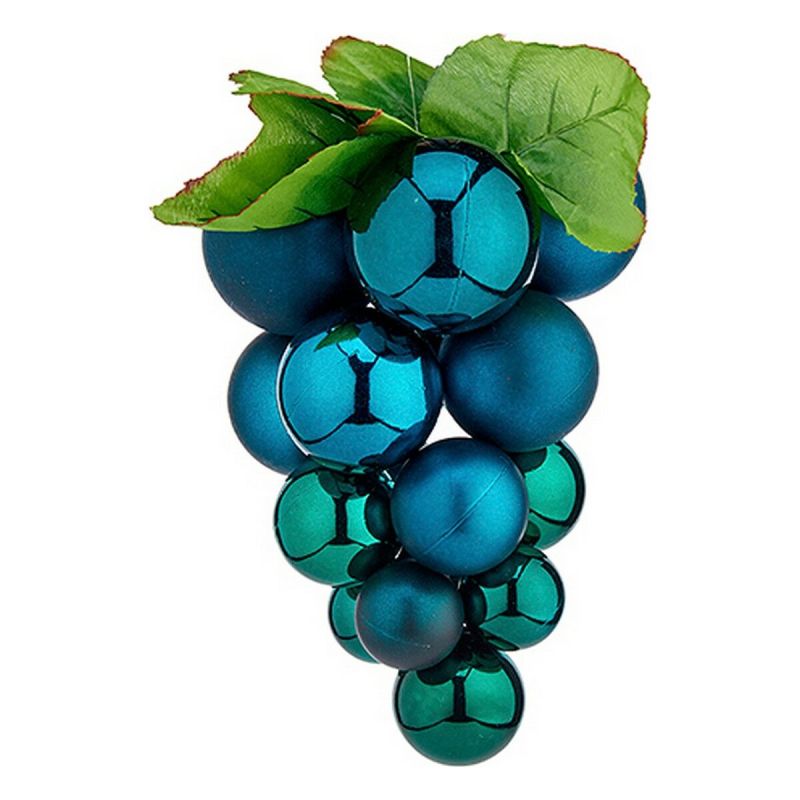Boule de Noël Krist+ Bleu Plastique Raisins Petit