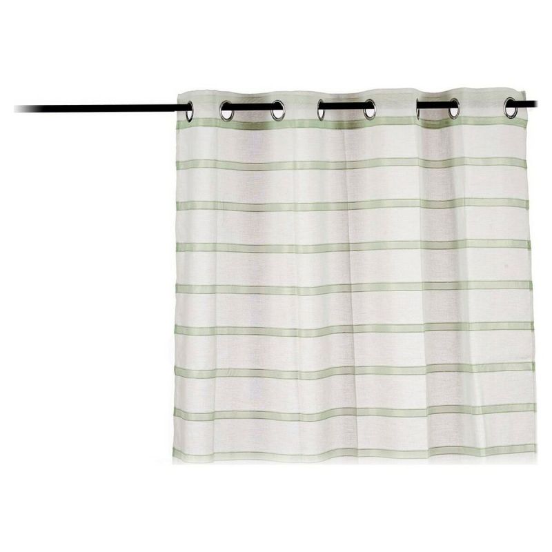 Cortina Gift Decor Verde 140 x 0,1 x 260 cm Visillo Rayas