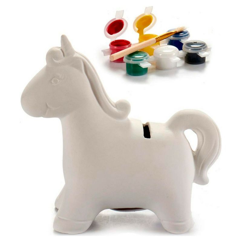 Tirelire Pincello Céramique Licorne 6,4 x 13 x 14 cm