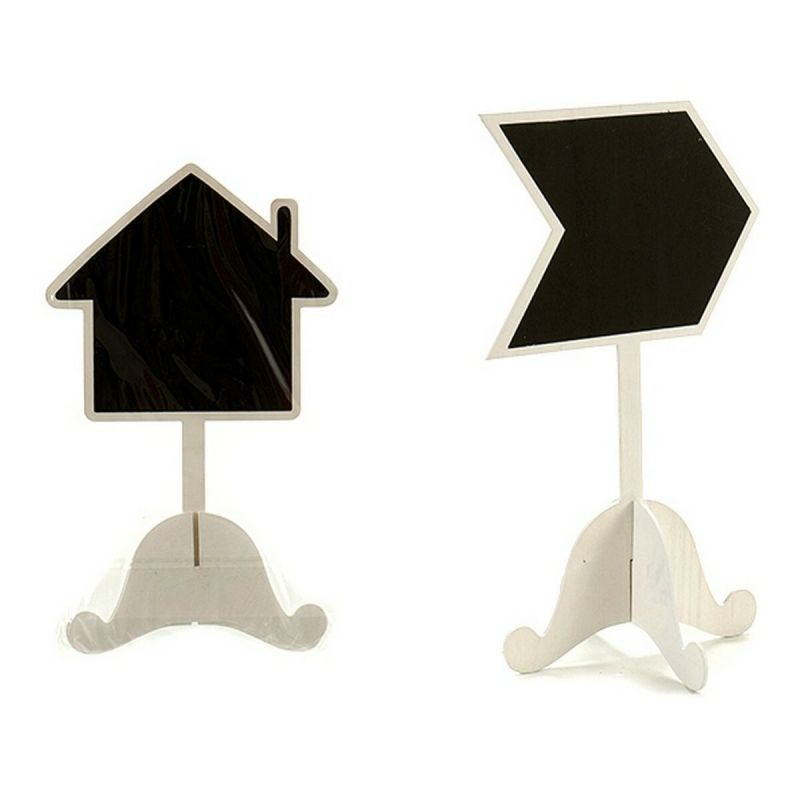 Ardoise Pincello BIG-S3602308 Maison Flèches 13,5 x 25 x 15 cm Support pied