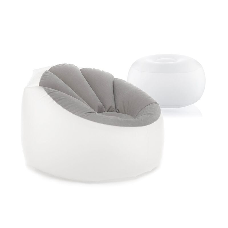 Pack Fauteuil Gonflable avec LED Multicolore et Siège gonflable avec LED multicolore et télécommande InnovaGoods