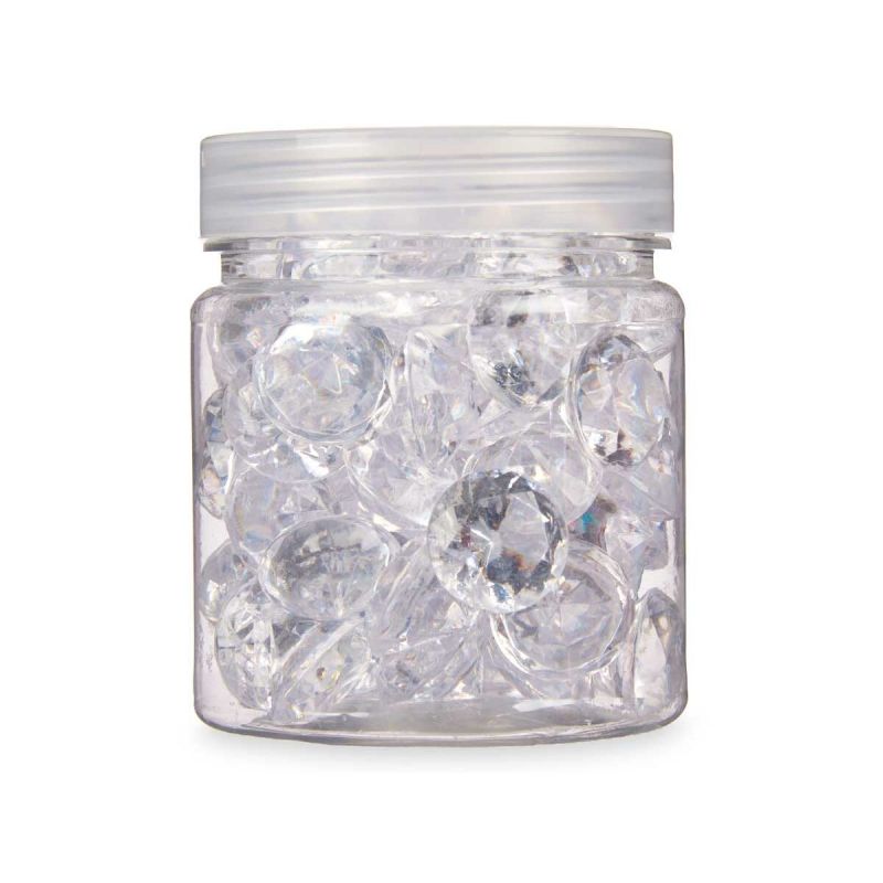 Pierres Décoratives Gift Decor Transparent 150 g Diamant (16 Unités)