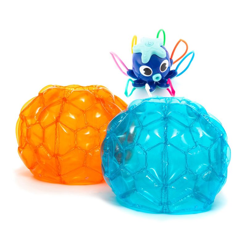 Pack Ballon Bulle Gonflable Géant Antichoc et Jouet Arroseur InnovaGoods