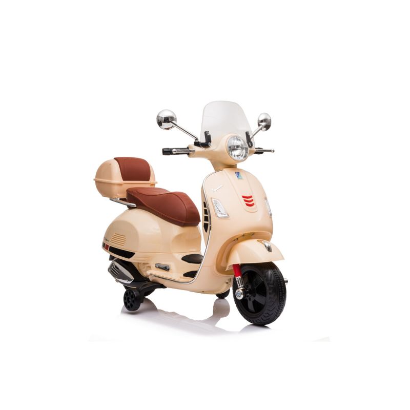 Scooter électrique pour Enfants RunRunToys Vespa Marron 12V
