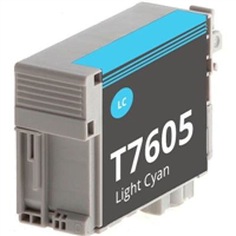 Cartouche d'Encre Compatible Epson T7605 Bleu