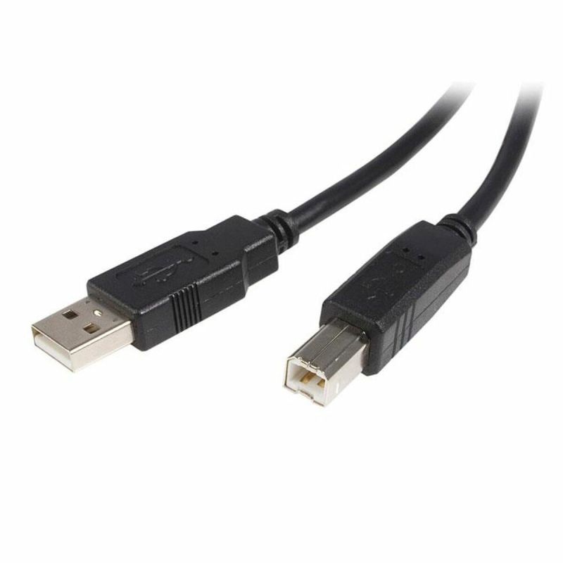Câble USB A vers USB B Startech USB2HAB1M Noir