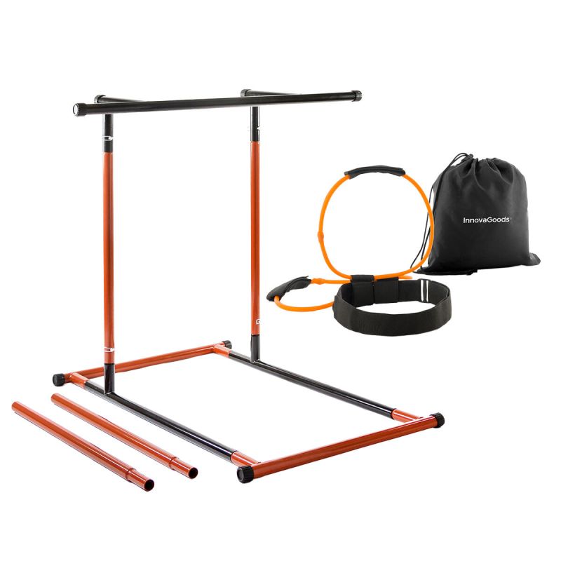 Pack Station de Tractions et Ceinture avec Bandes de Résistance pour Fessiers InnovaGoods