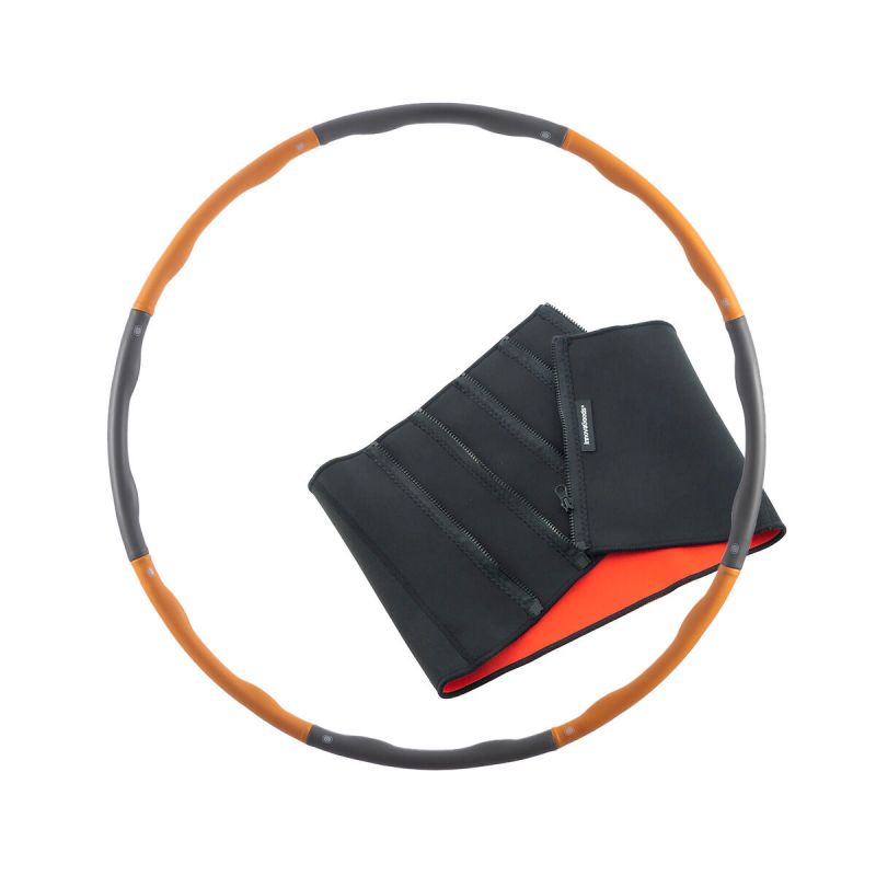Pack Anneau de Fitness Démontable et Recouvert de Mousse et Gaine de Sport Amincissante avec Effet Sauna InnovaGoods