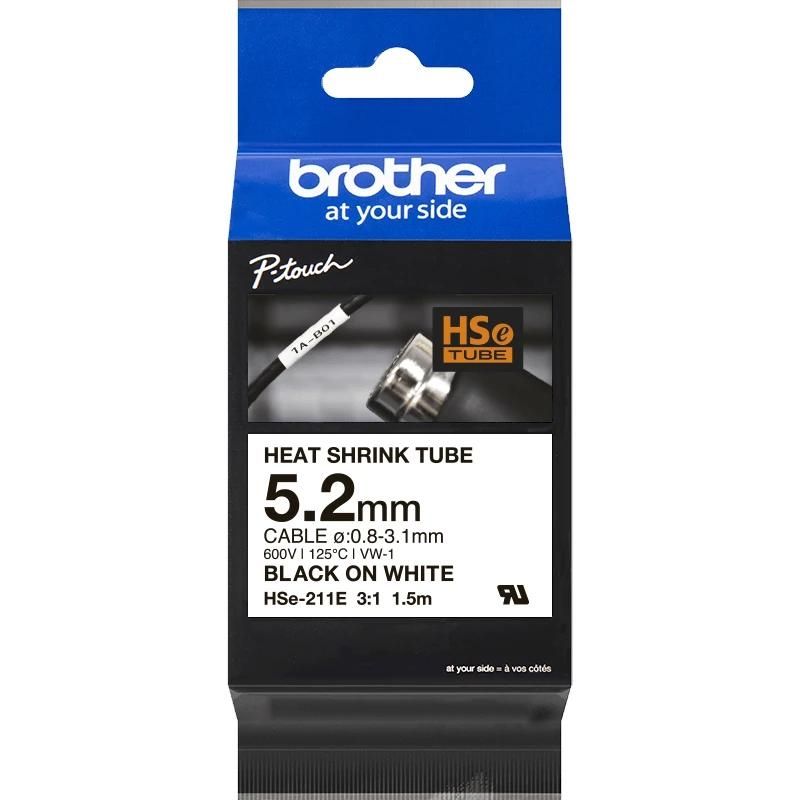Ruban pour imprimante Brother tubo termorretráctil 5.2mm x 1.5m