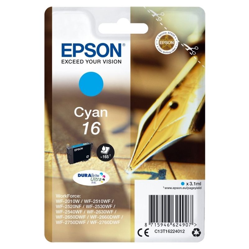 Cartutx de tinta Epson T1622 Cyan
