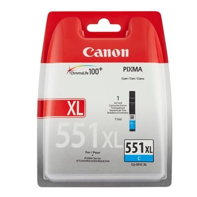 Cartutx de tinta Canon CLI-551C XL Cian