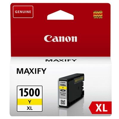 Cartouche d'encre Canon PGI-1500XLY jaune