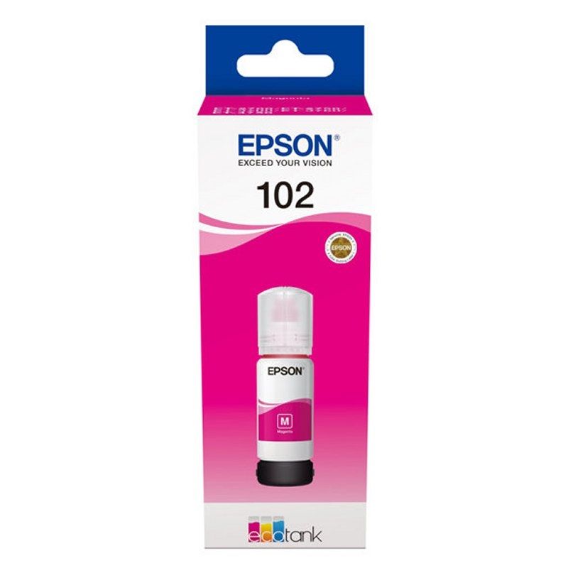 Cartouche d'encre Epson Botella Tinta Ecotank 102 Magenta