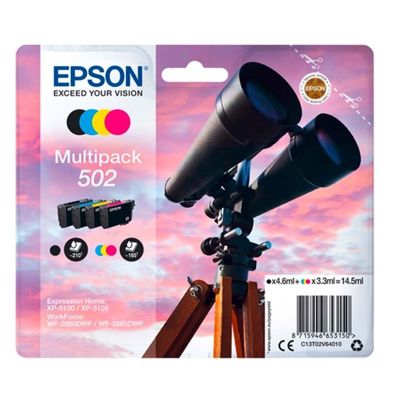 Cartouche d'encre Epson Multipack 502