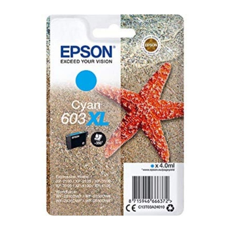 Cartouche d'encre Epson 603XL Cyan