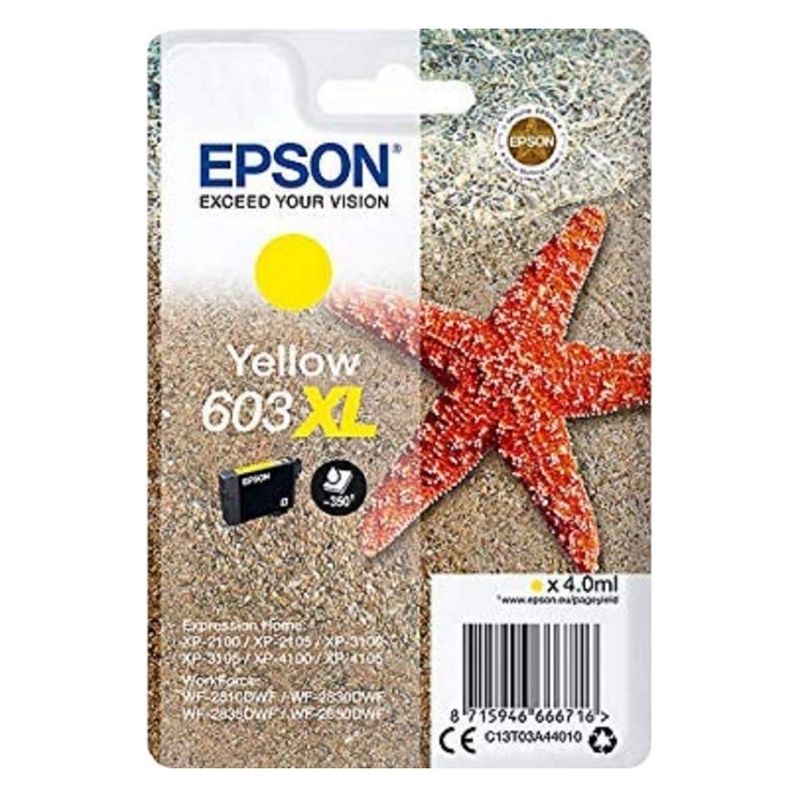 Cartouche d'encre Epson 603XL jaune