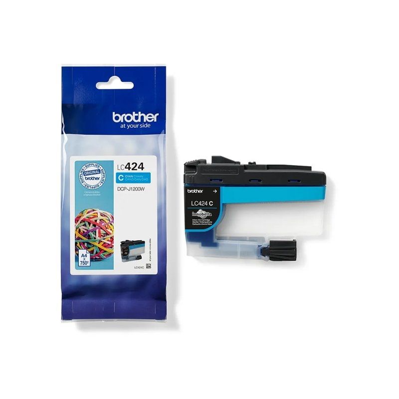 Cartouche d'encre Brother LC424C Cyan