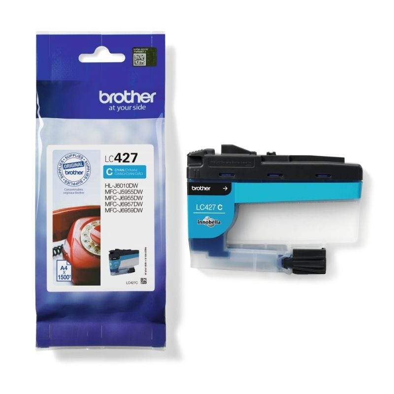 Cartouche d'encre Brother LC427C Cyan