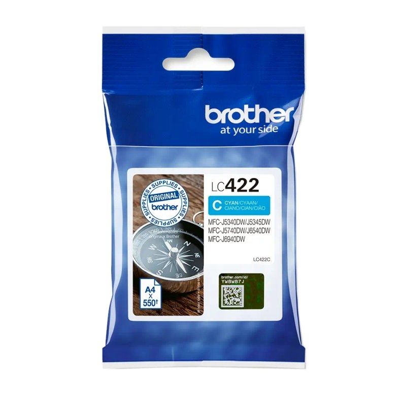 Cartouche d'encre Brother LC422C Cian