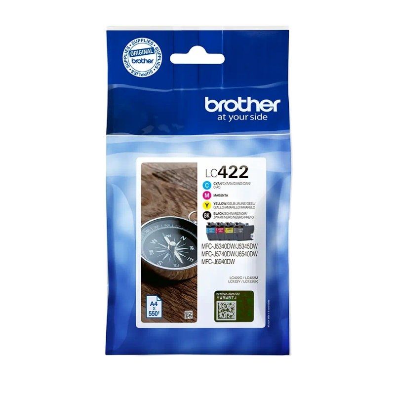Cartouche d'encre Brother Multipack LC422VAL