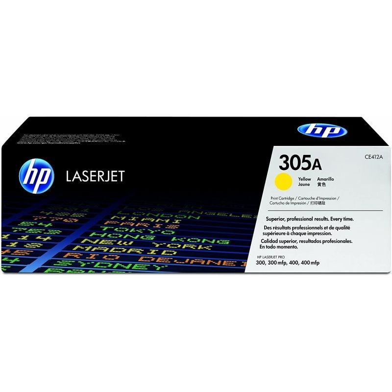 Cartutx de tòner HP 305A groc