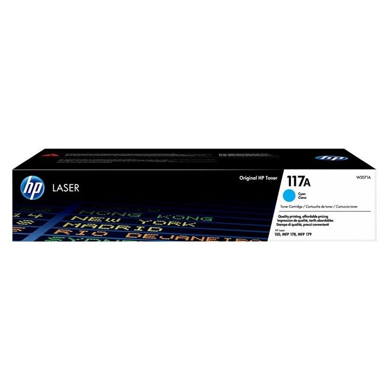 Cartouche de toner HP 117A Cyan