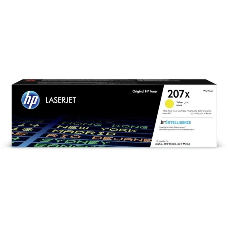 Cartouche de toner HP 207X jaune
