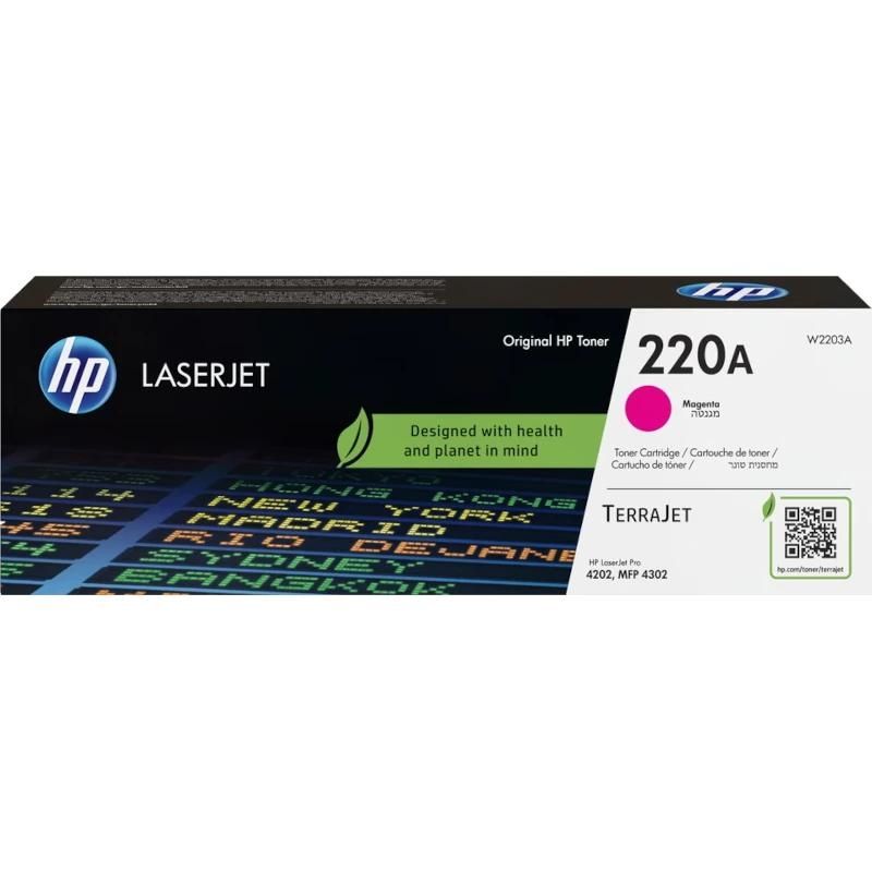 Cartouche de toner HP 220A Magenta
