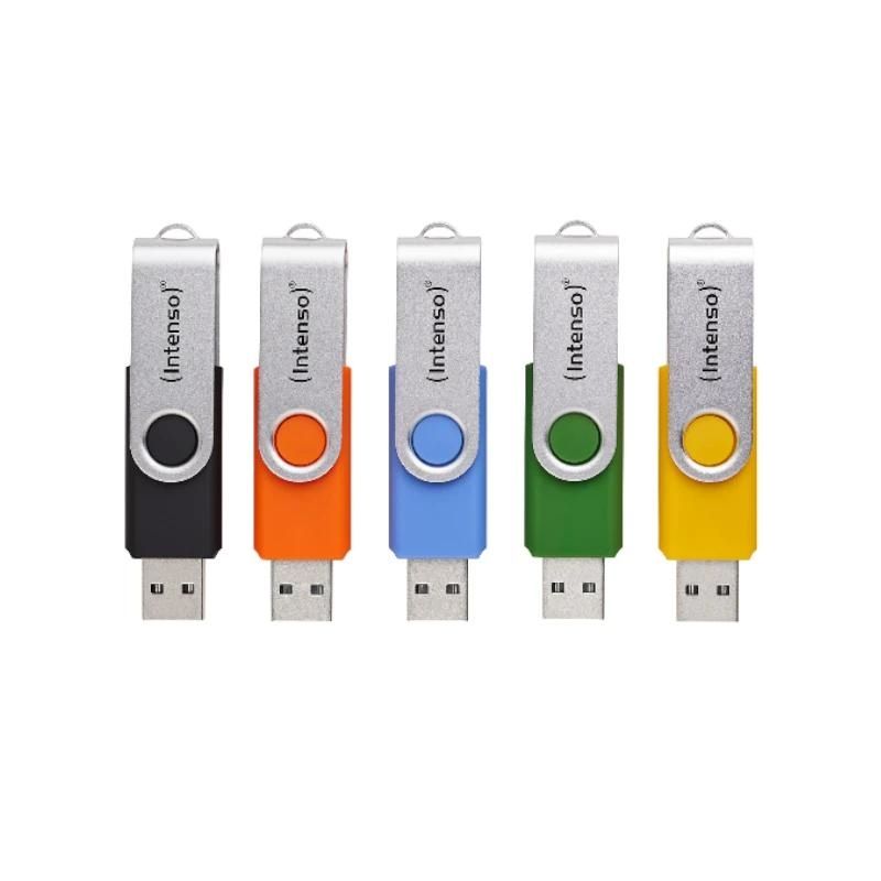 Clé USB INTENSO Office Line Multipack Pen USB 3.2 64GB 5u
