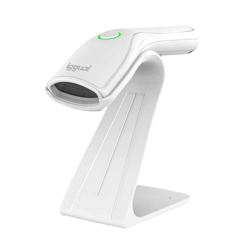 Lecteur de codes-barres iggual código barras 2D USB botón blanc
